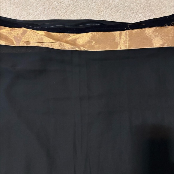 New beautiful Georgette  saree with matching designer blouse 36 inc bust - Picture 8 of 11